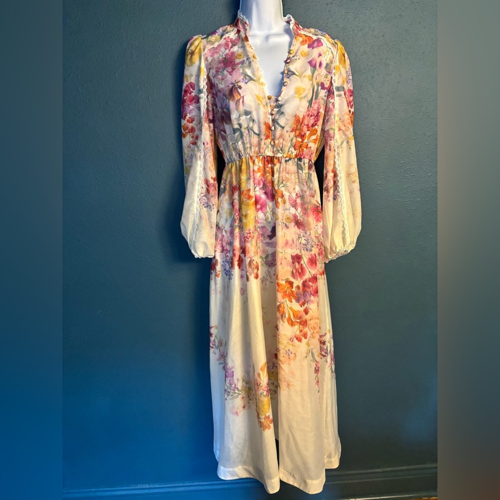 Floral Long Sleeve Dress